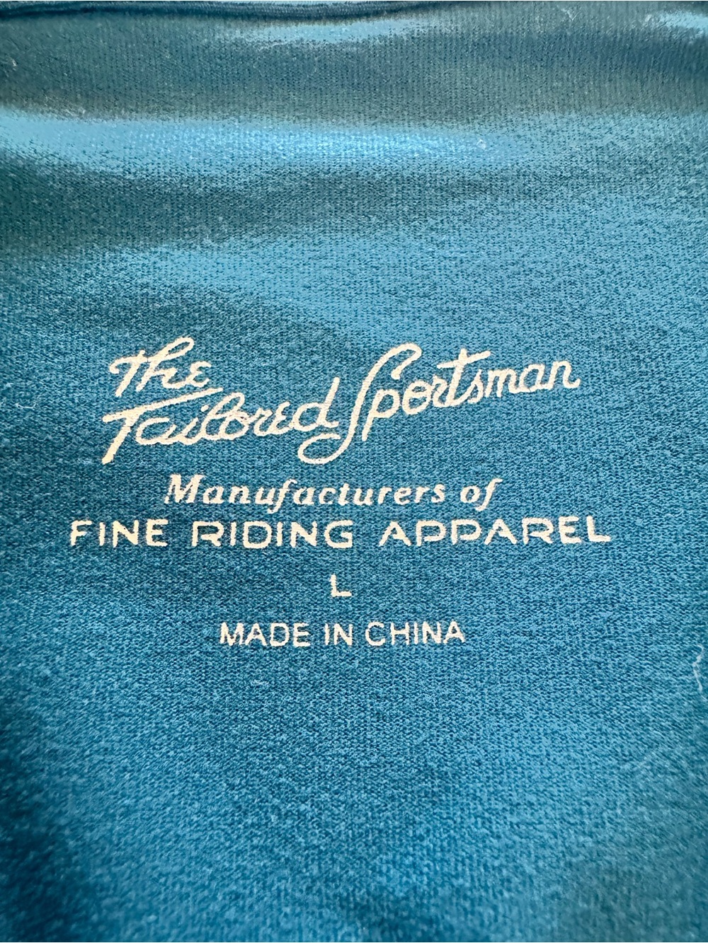 Tailored Sportsman Icefil 1/4 Zip Equestrian Riding Sun Shirt - Women’s L - Teal - Picture 9 of 13